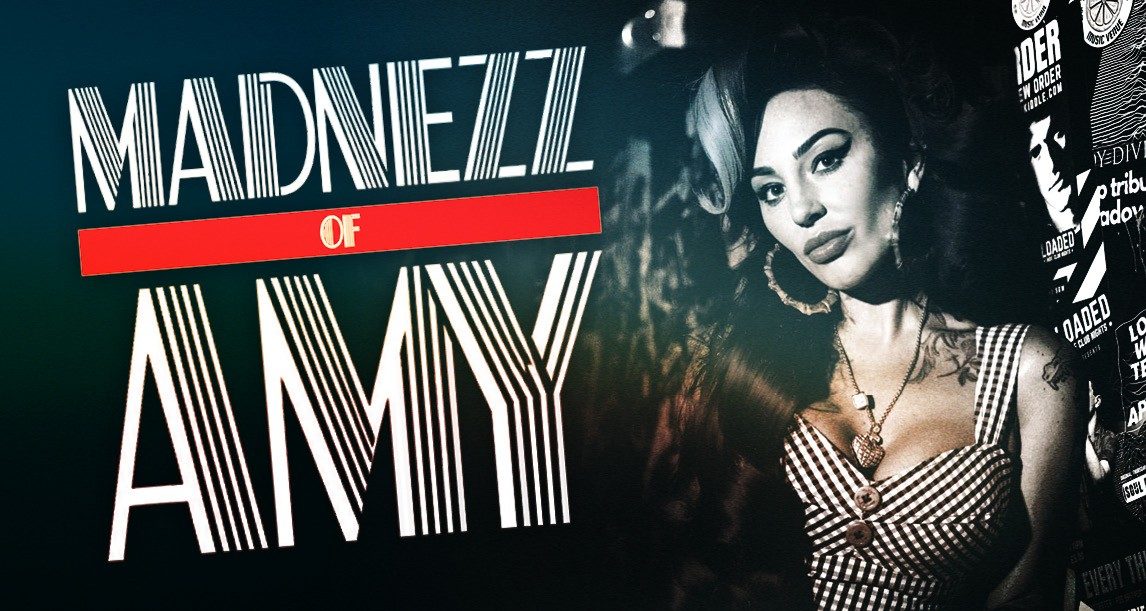Madnezz of Amy theatre show artwork featuring Nadine L’Amour